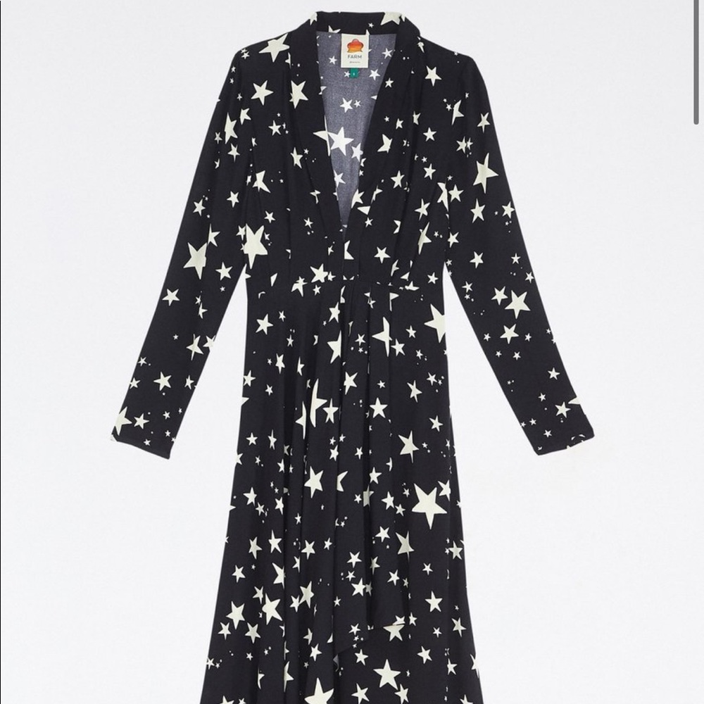 Farm Rio Stardust V Neck Maxi Dress 🤩⭐️